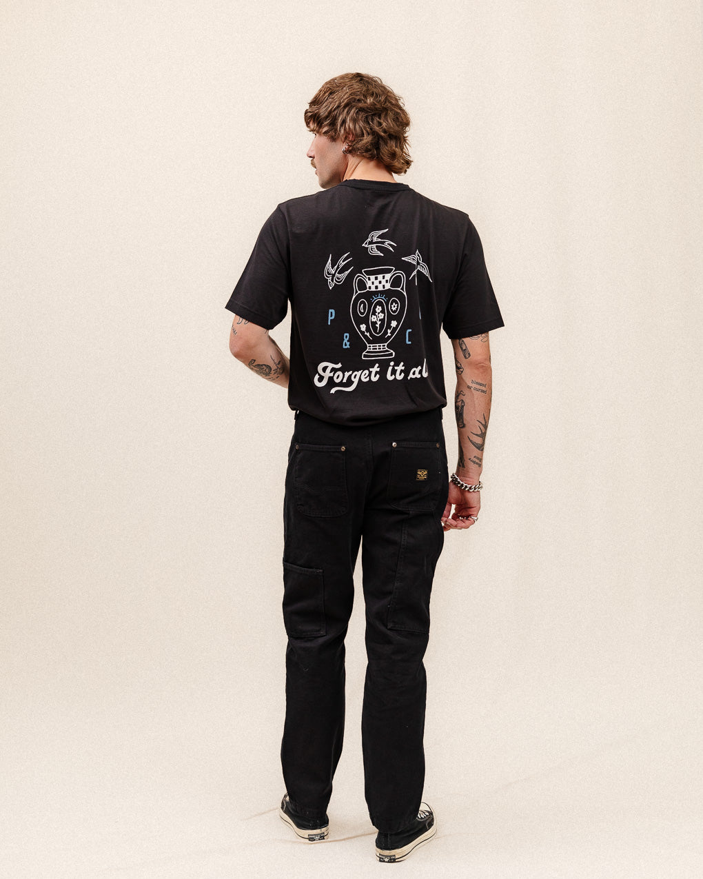 Forget It All T-Shirt - Washed Black