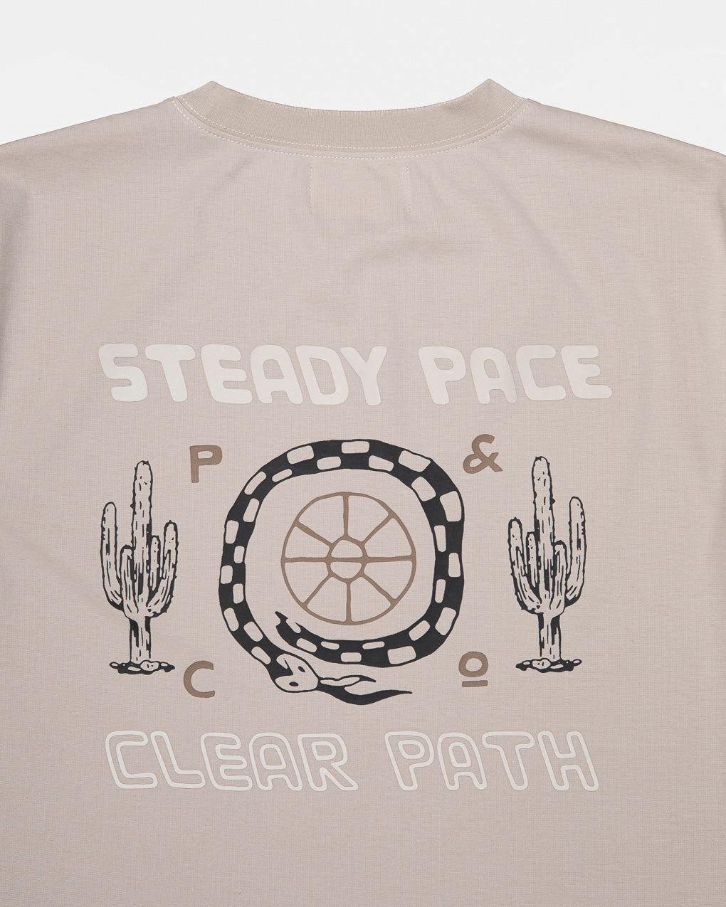 Steady Pace Trail T-Shirt - Bone