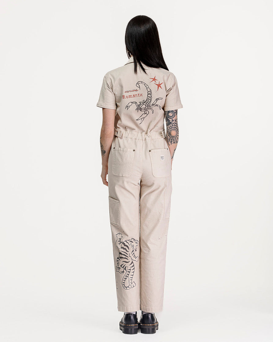 Chaos Carpenter Boilersuit - Vintage Bone