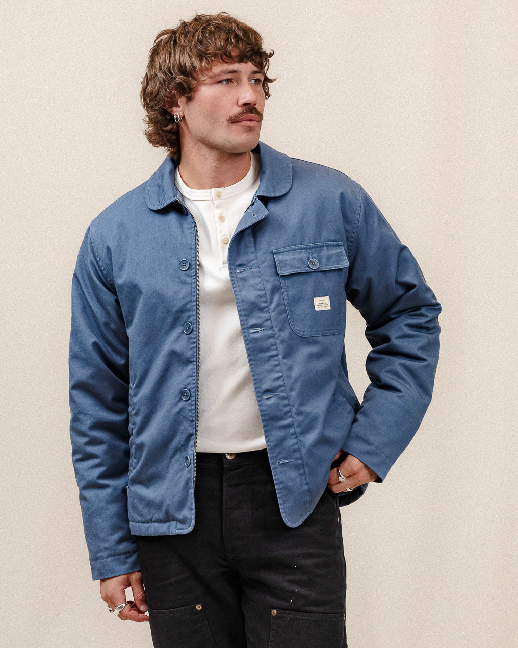 A-2 Deck Jacket - Harbour Blue