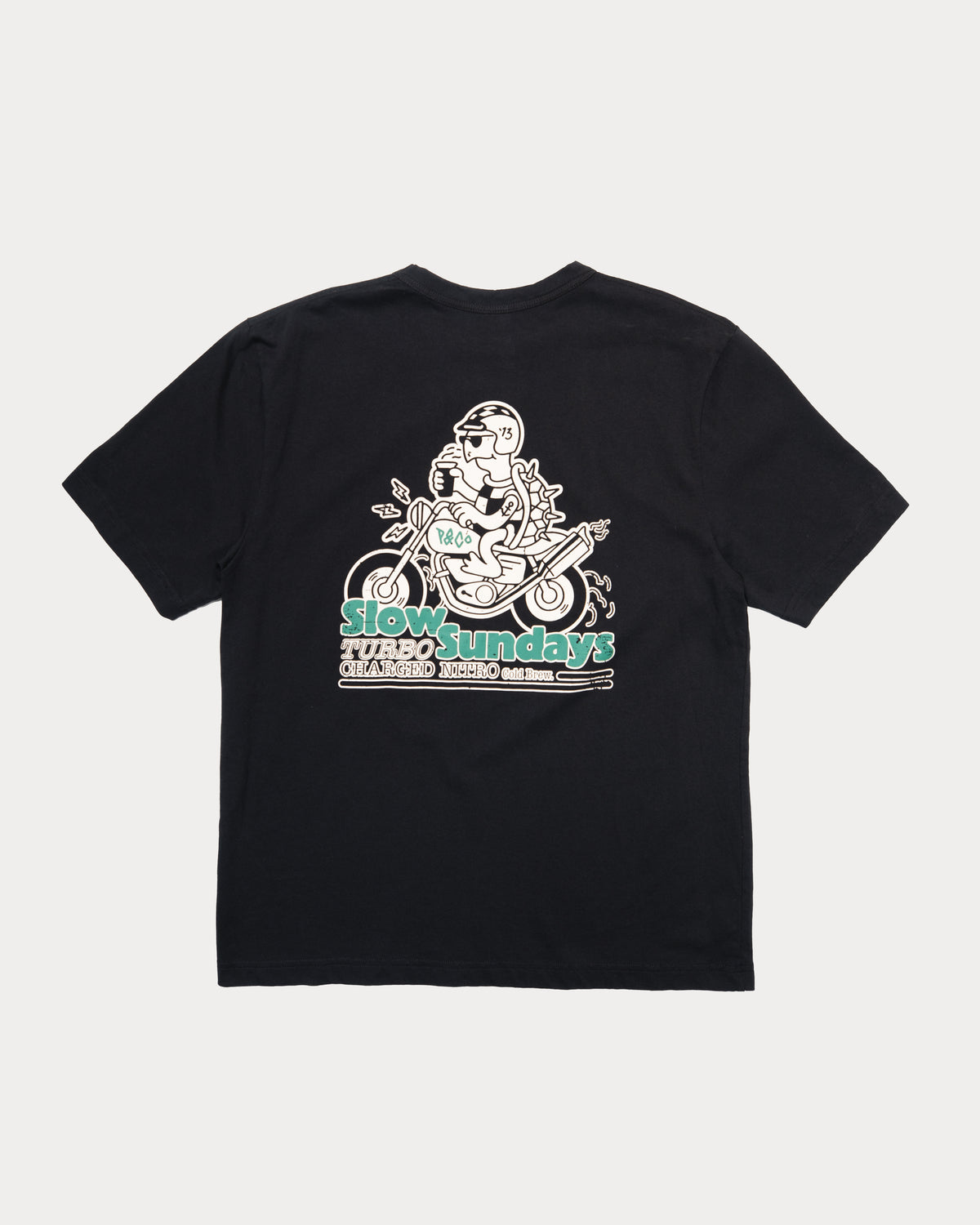 Slow Sundays Nitro T-Shirt - Washed Black