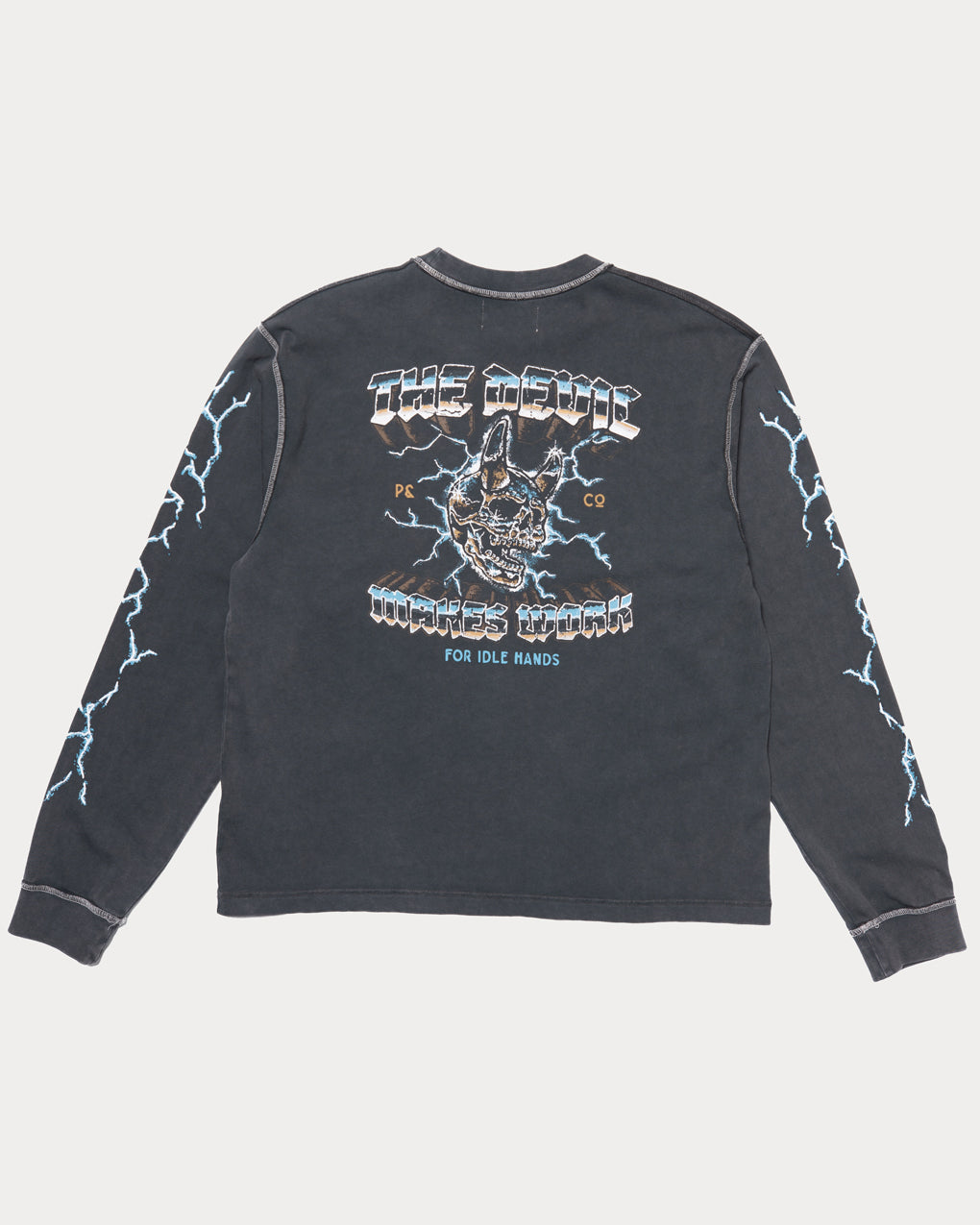 Idle Hands Boxy Longsleeve - Acid Wash