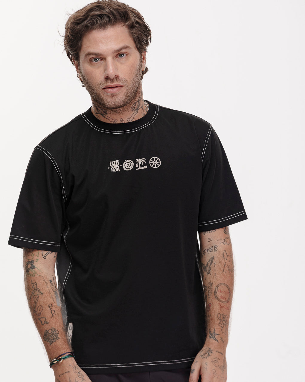 It's Out There Trail T-Shirt - Washed Black