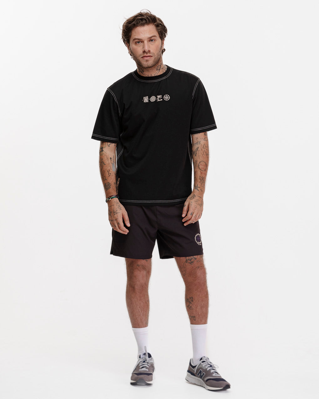 It's Out There Trail T-Shirt - Washed Black