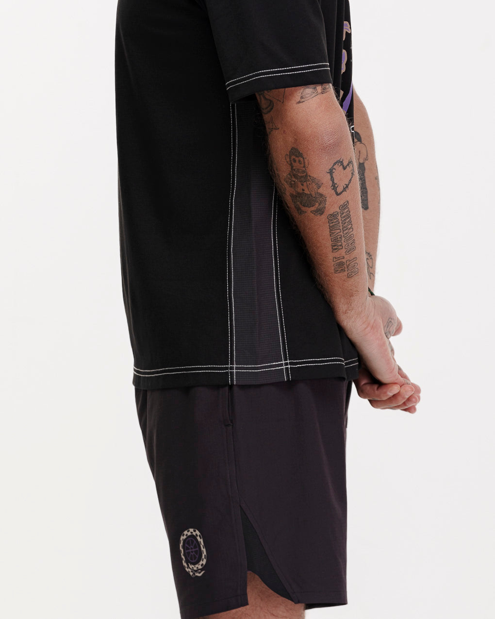 It's Out There Trail T-Shirt - Washed Black