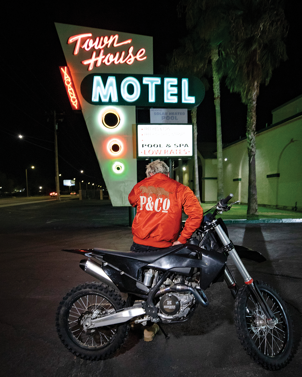 Bronco Bomber Jacket - Red