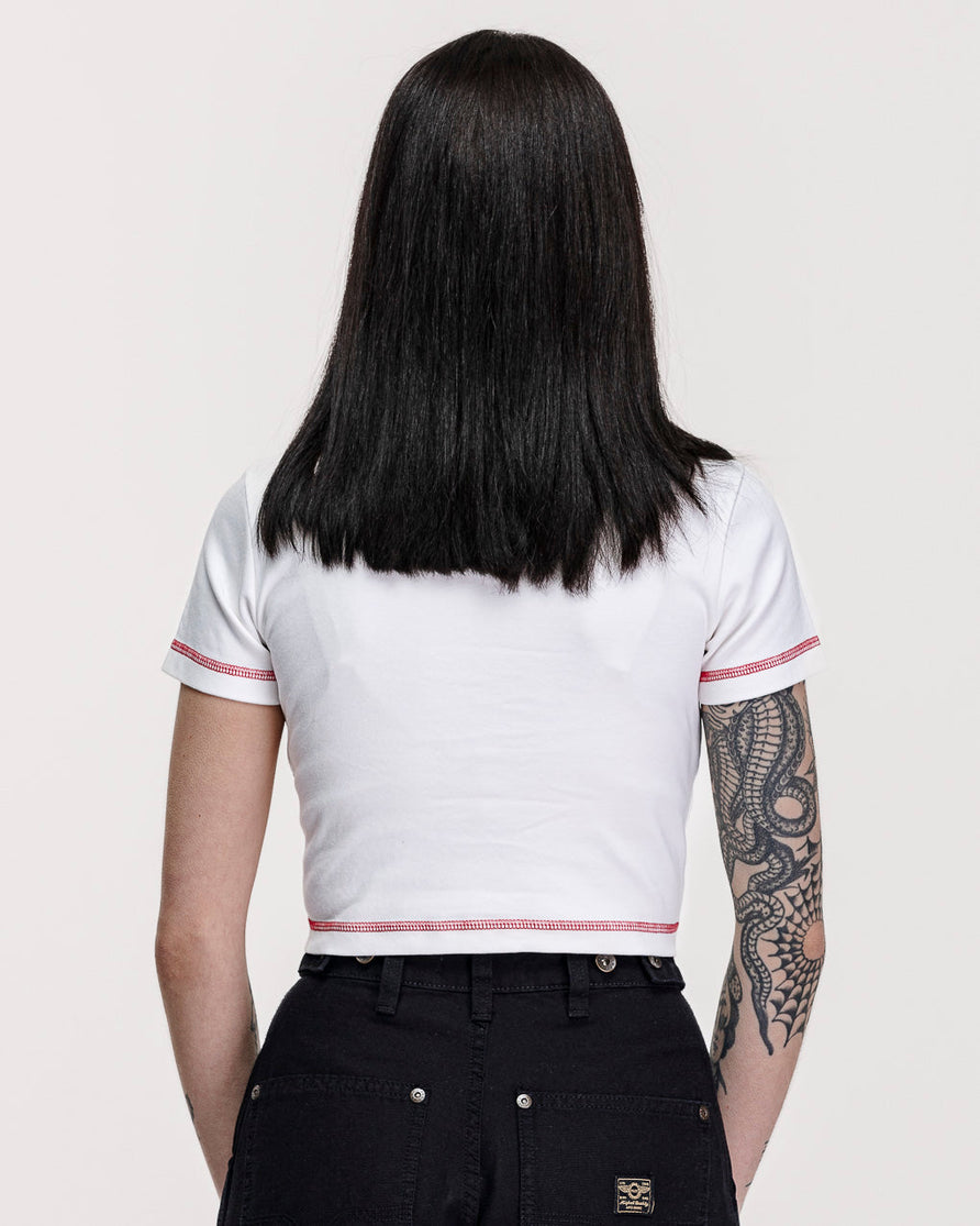 Love Hurts Baby T-Shirt - Off White