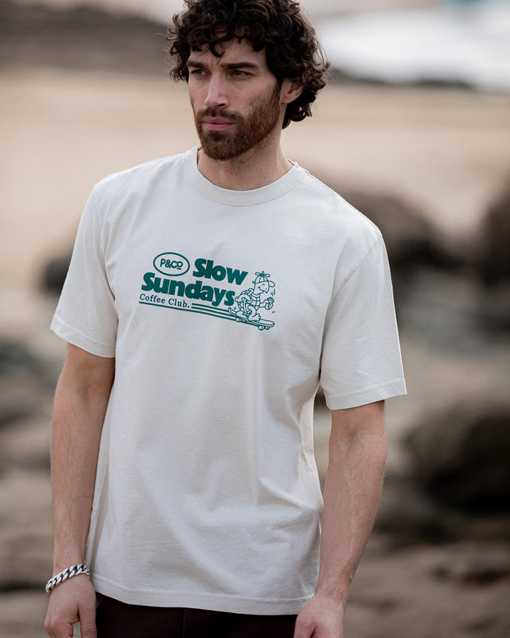 Slow Sundays Vol. 2 T-Shirt - Bone