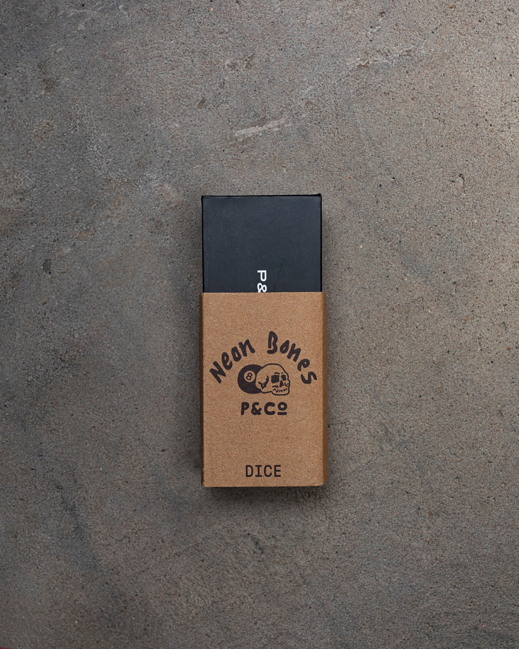 Neon Bones Metal Dice Set