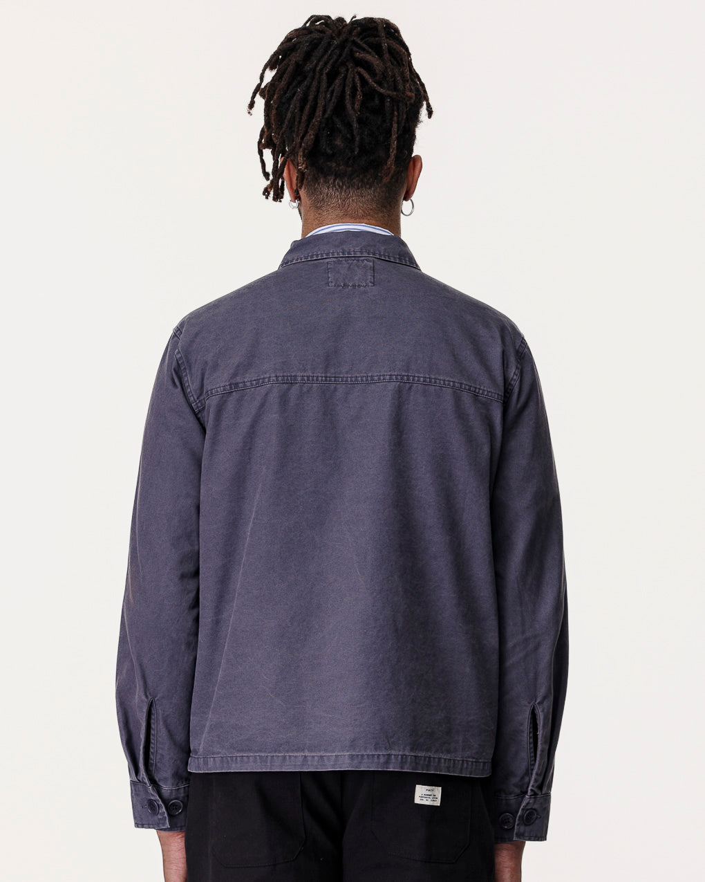 Coffee & Customs Uniform Overshirt - Washed Navy