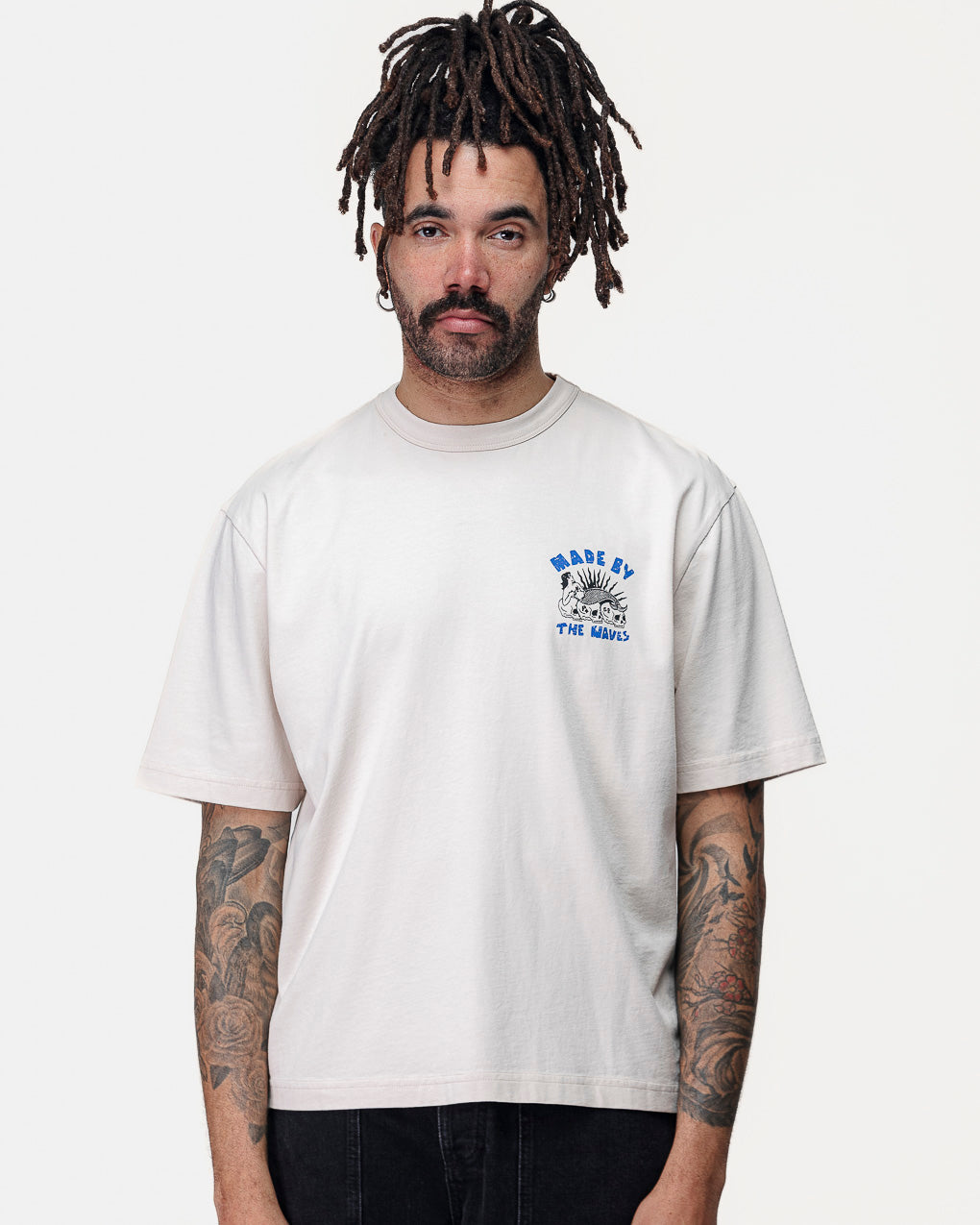 Made By The Waves Boxy T-Shirt - Bone