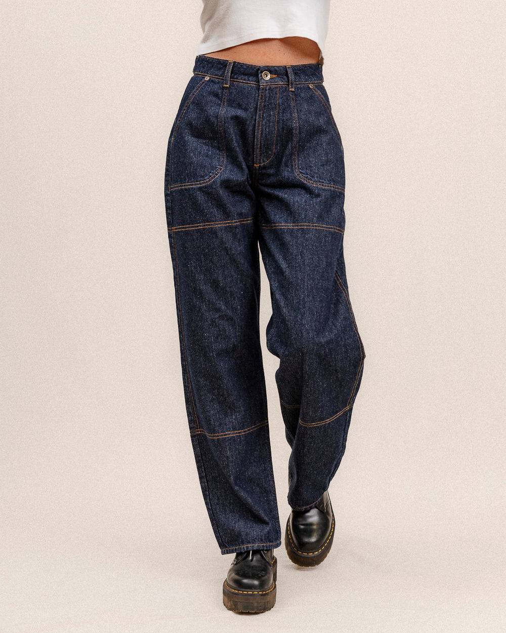 Rosa High Waisted Jean - Indigo Denim