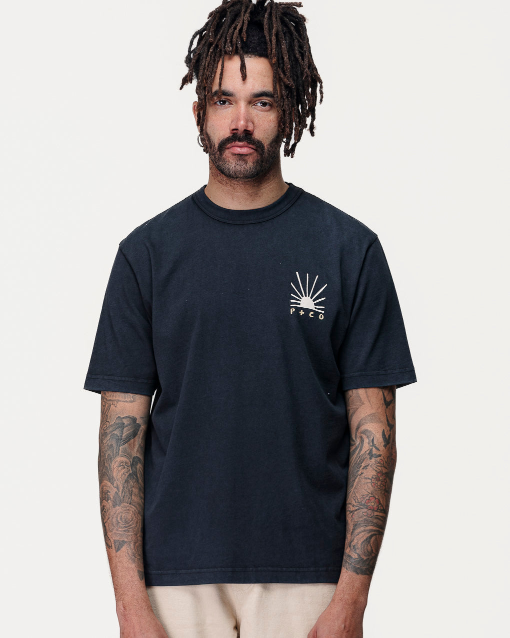 Balance In Chaos T-Shirt - Heavy Washed Black