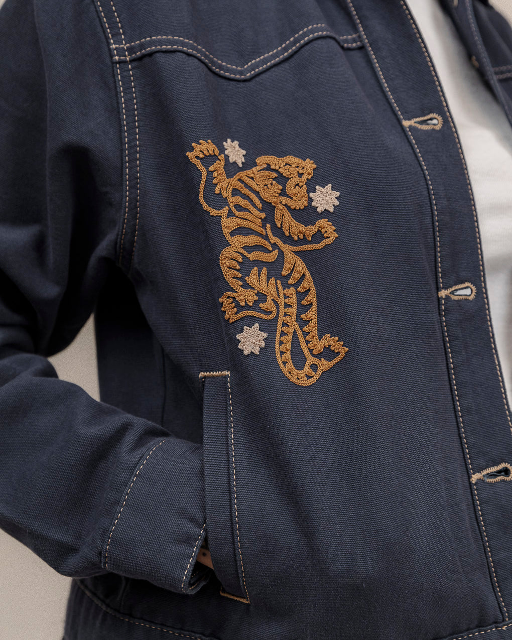 Shangri La Shop Jacket - Navy