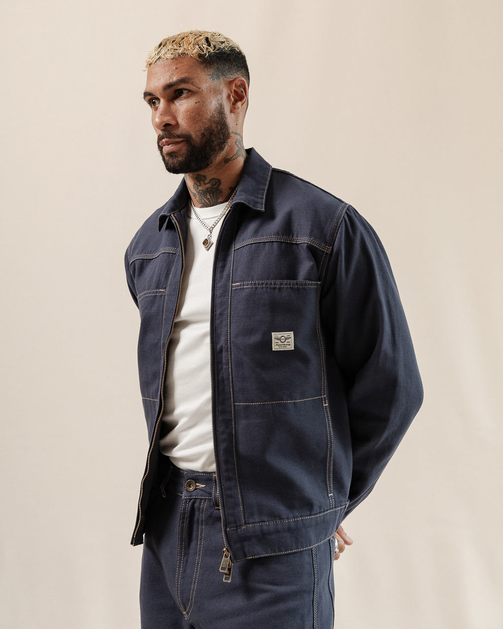 Garage Canvas Jacket - Navy