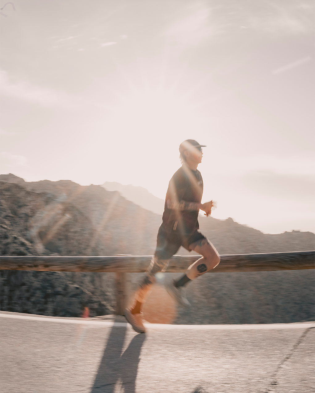 Mindset 2-in-1 Trail Short - Black & Plum