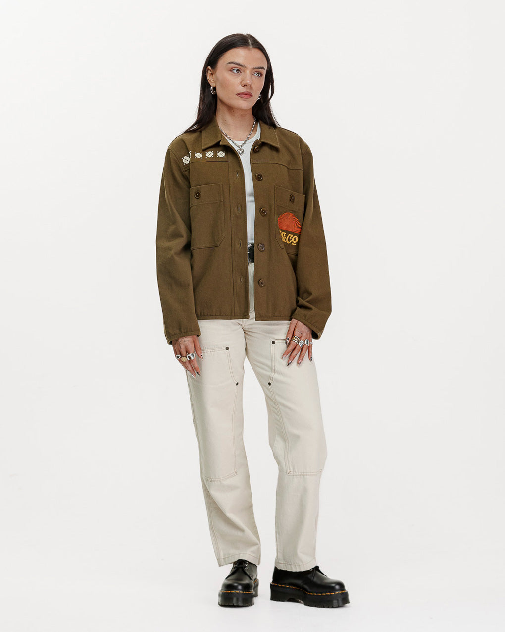 Sunset Work Overshirt - Olive