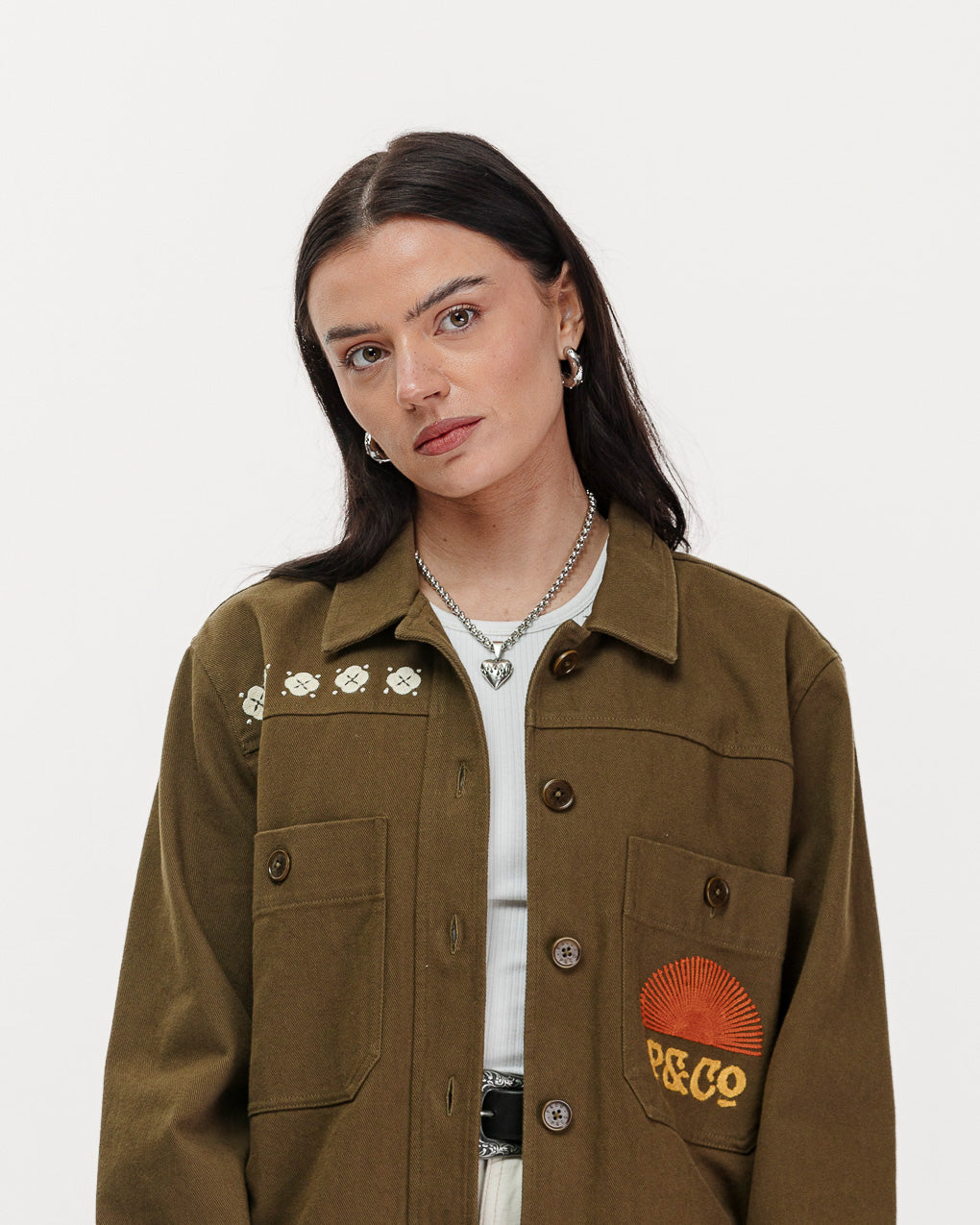 Sunset Work Overshirt - Olive