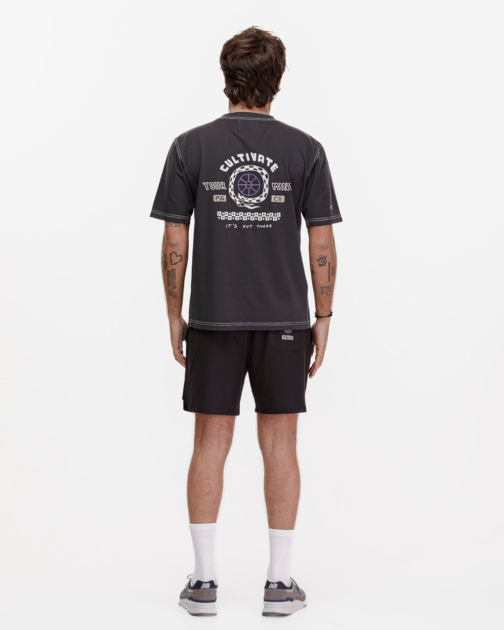Mindset Trail T-Shirt - Charcoal