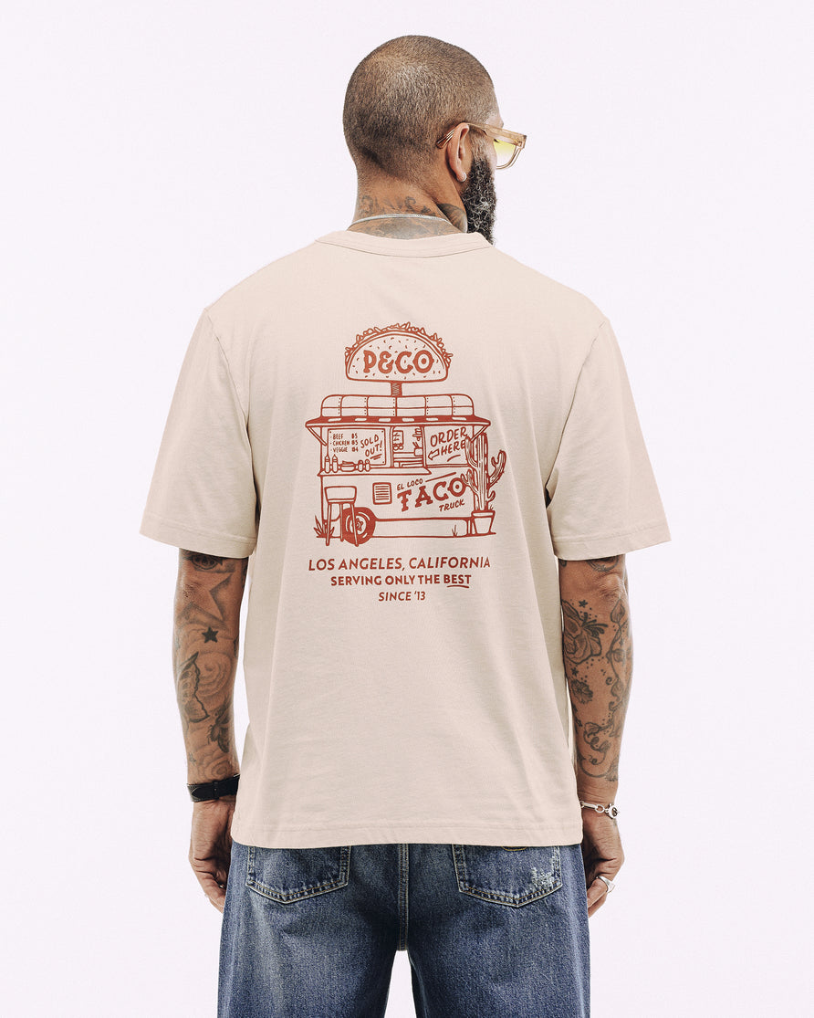 Taco Truck T-Shirt - Bone