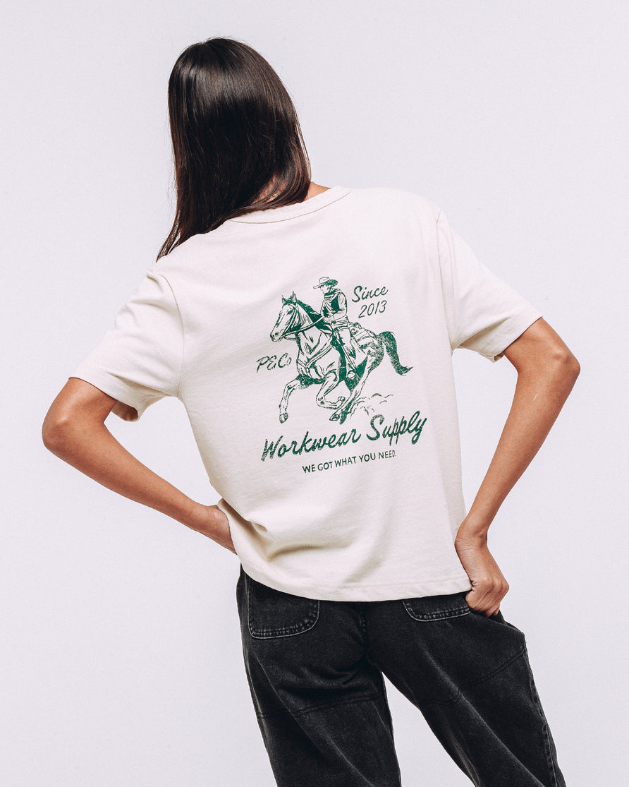 Workwear Supply T-Shirt - Bone