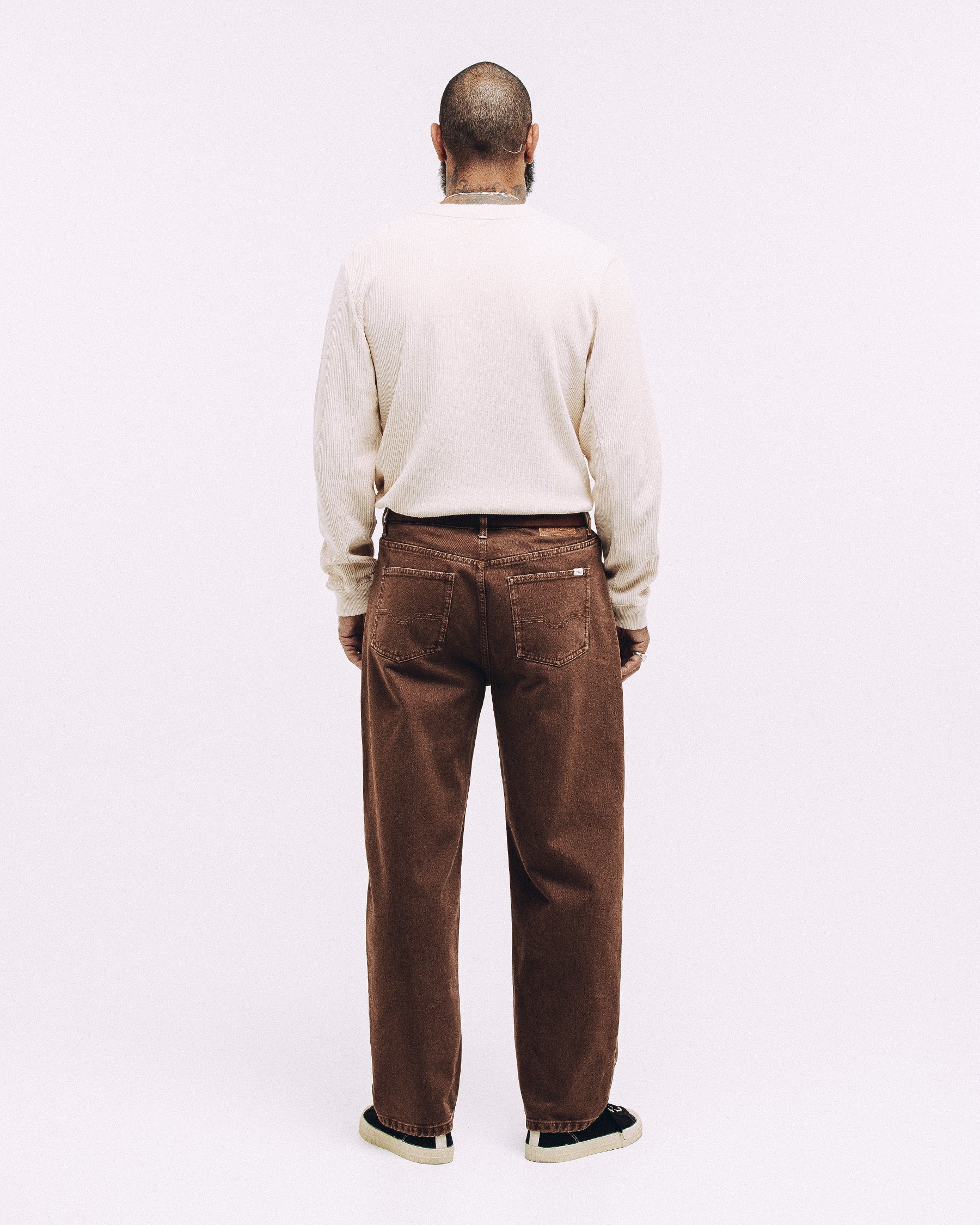 Washed Brown Barstow Denim Jean | P&Co Men's Bottoms ‐ P&Co - A