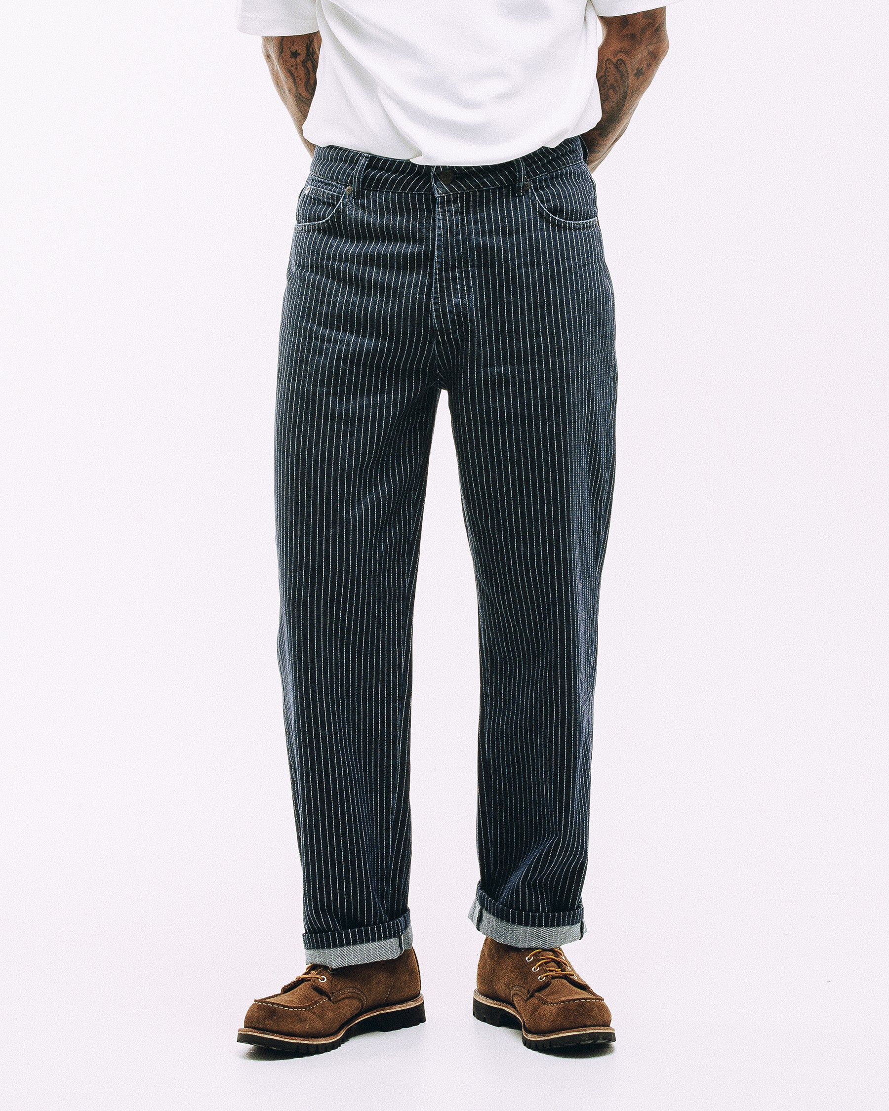 Barstow Denim Jean - Hickory Stripe