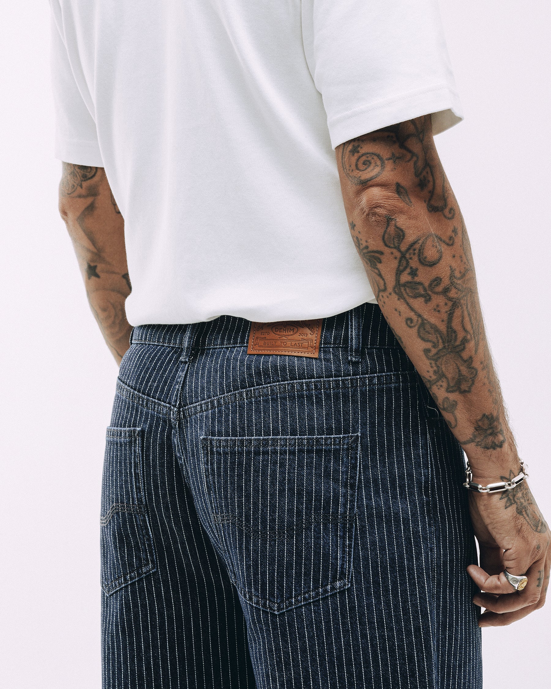 Barstow Denim Jean - Hickory Stripe