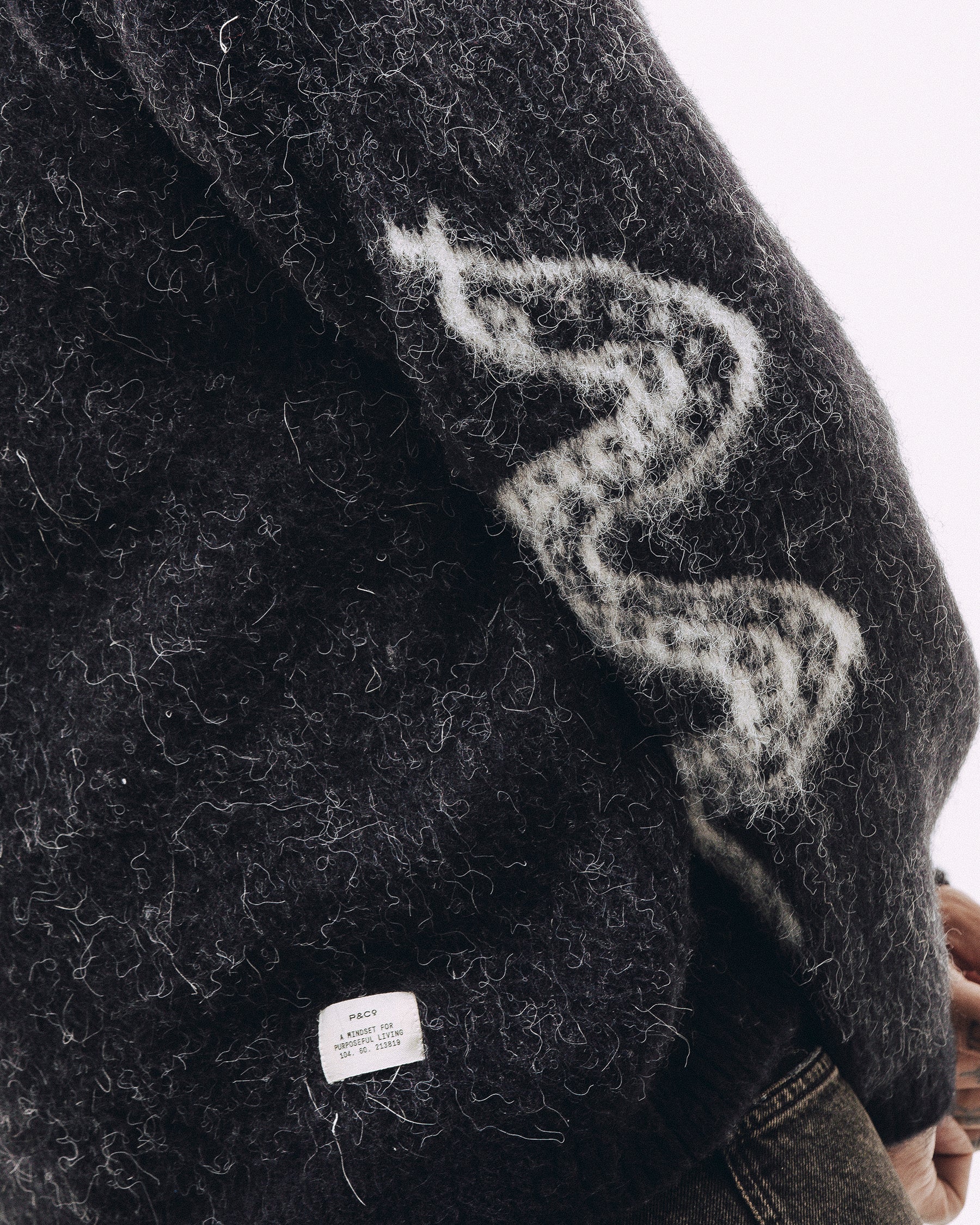 Toro Knitted Jumper - Washed Black