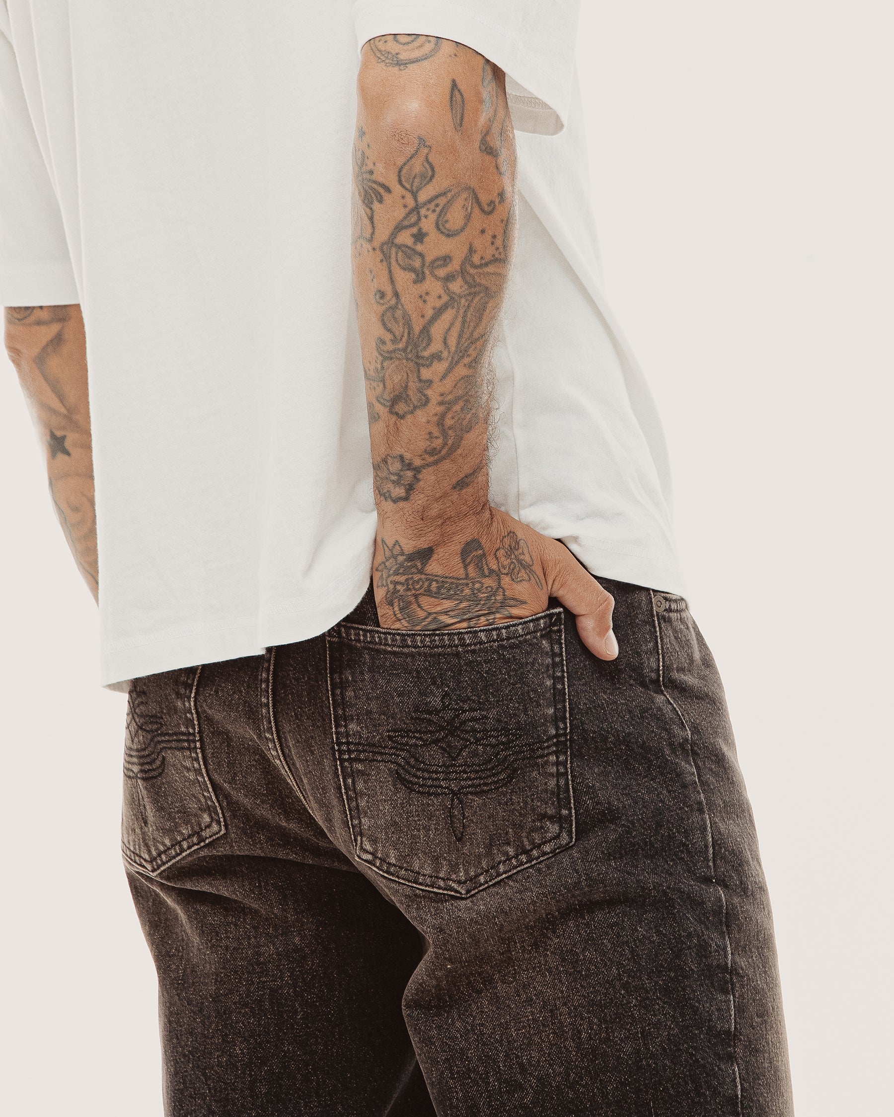 Joshua Denim Jeans - Washed Black