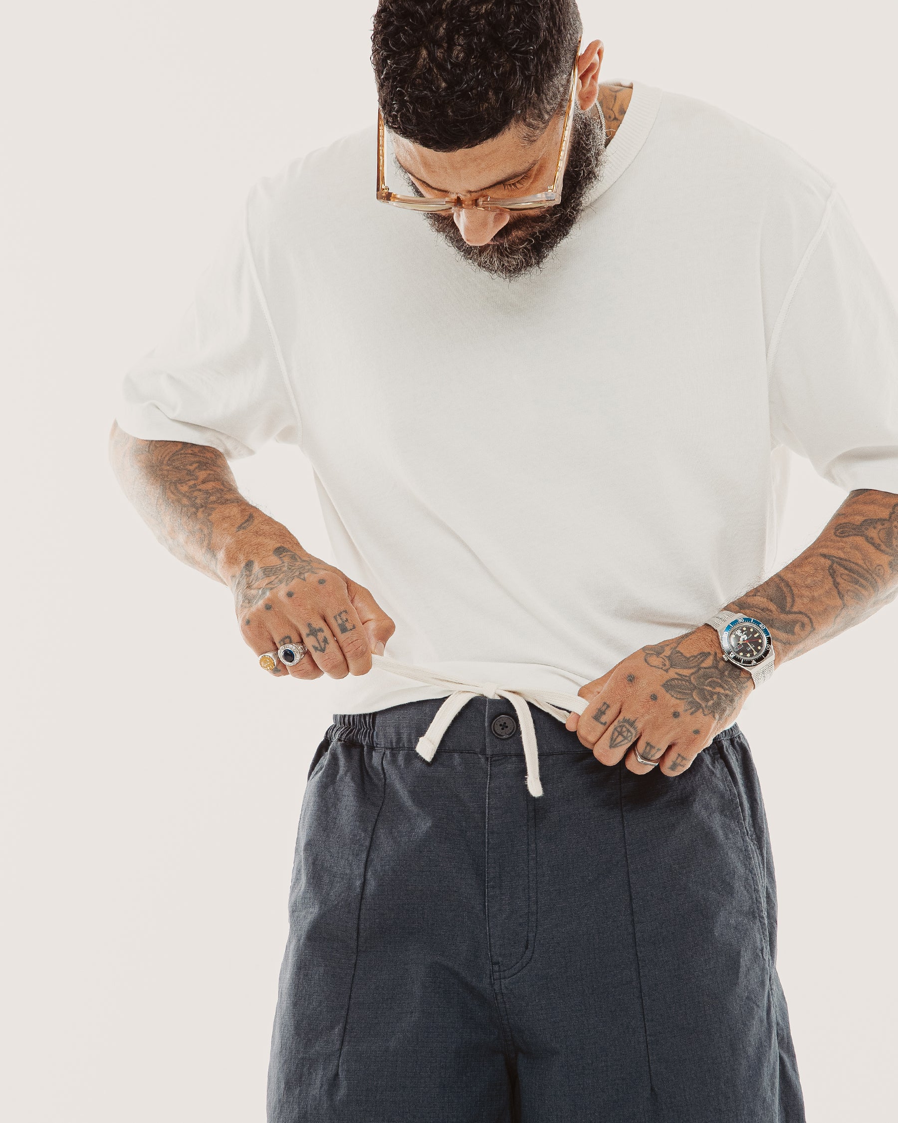 Bridwell Ripstop Balloon Pant - Navy