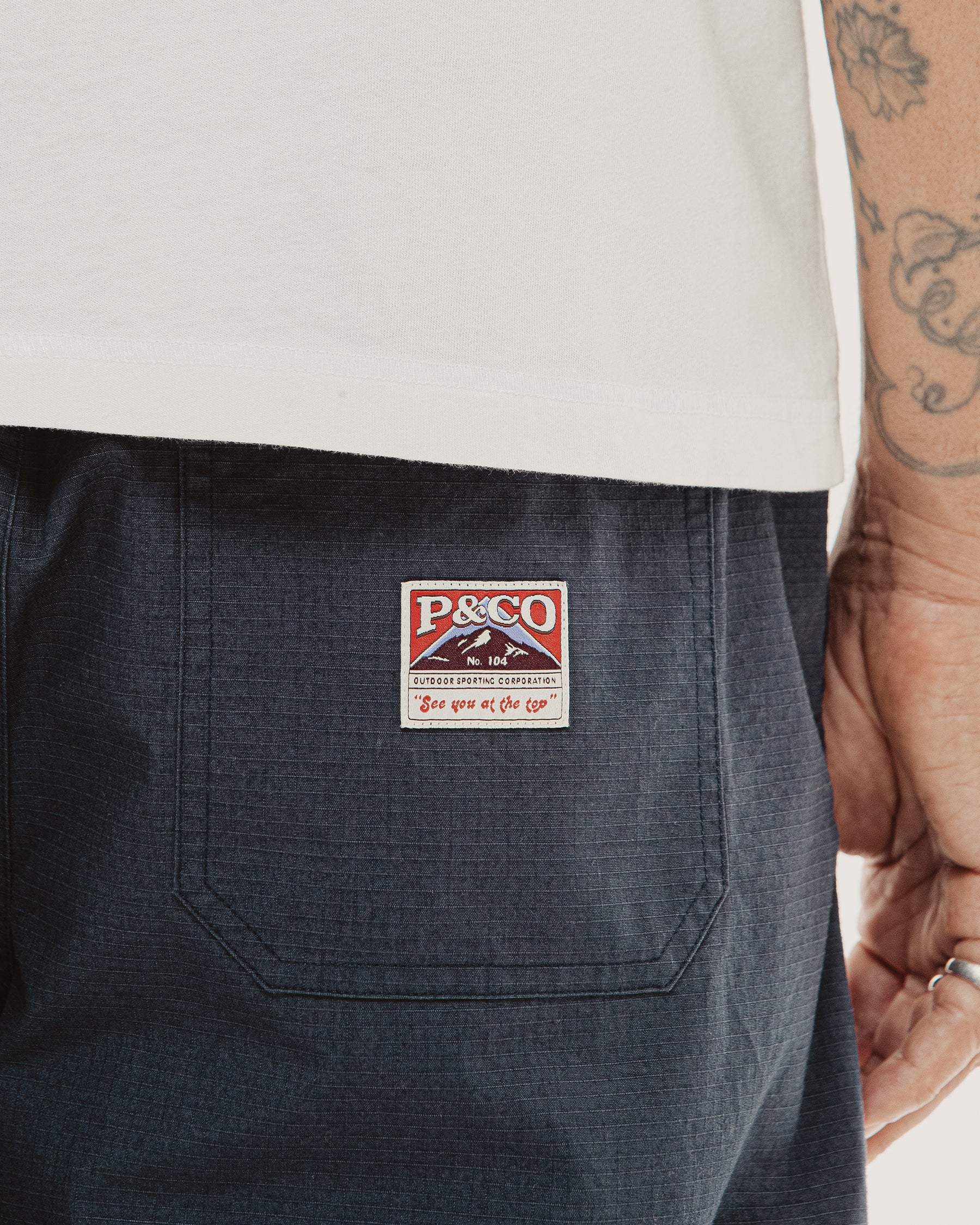 Bridwell Ripstop Balloon Pant - Navy