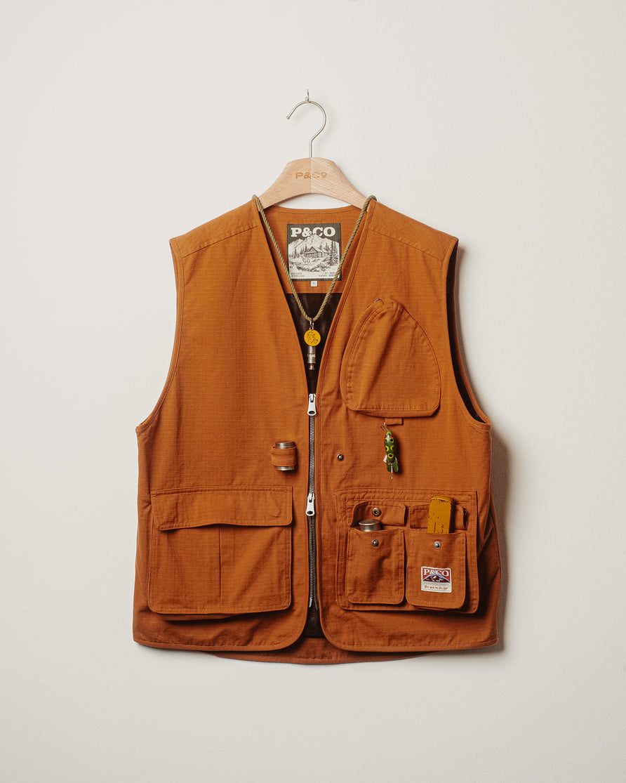 Wader Liner Vest - Rust