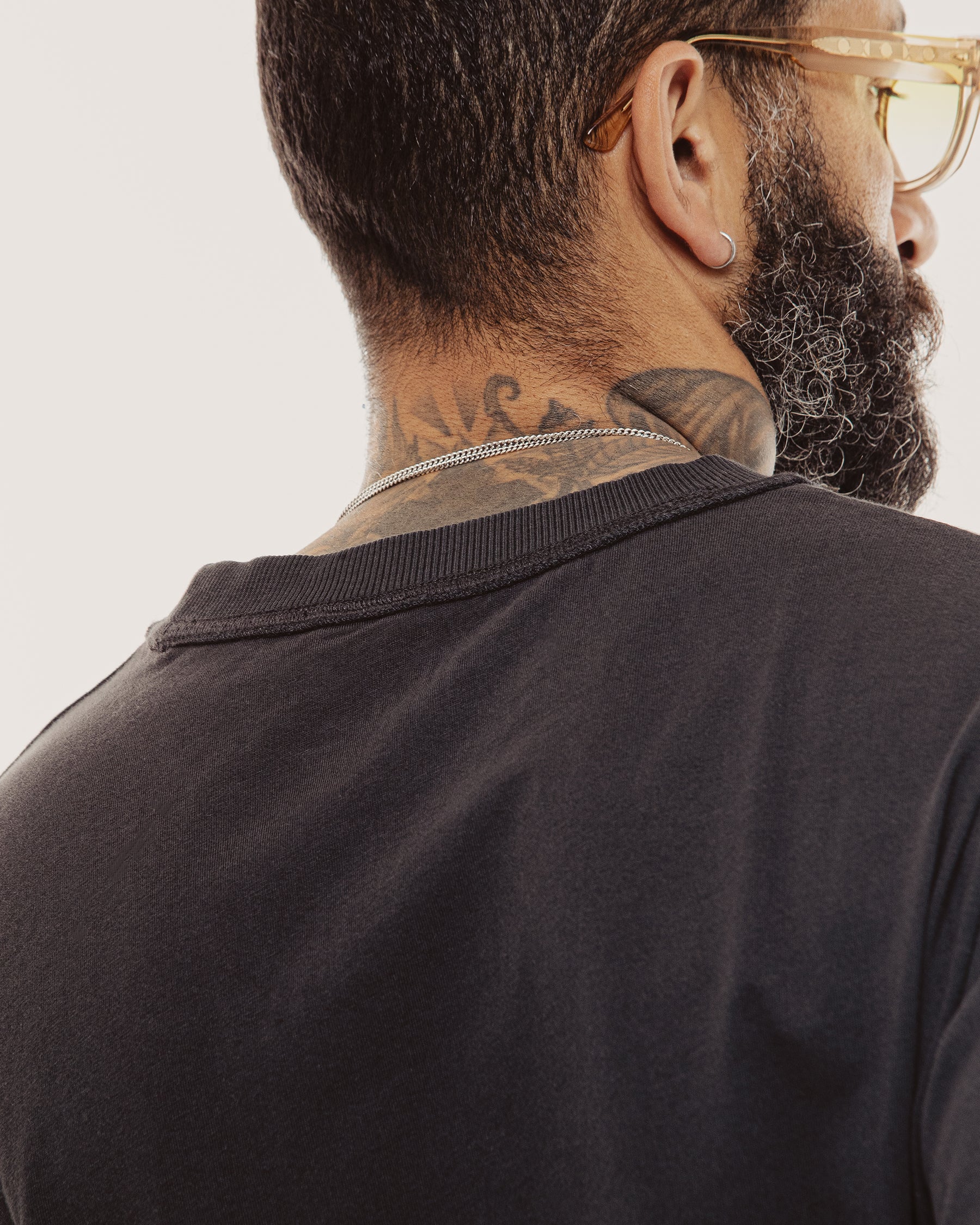 Pegasus Boxy Pocket T-Shirt - Heavy Washed Black