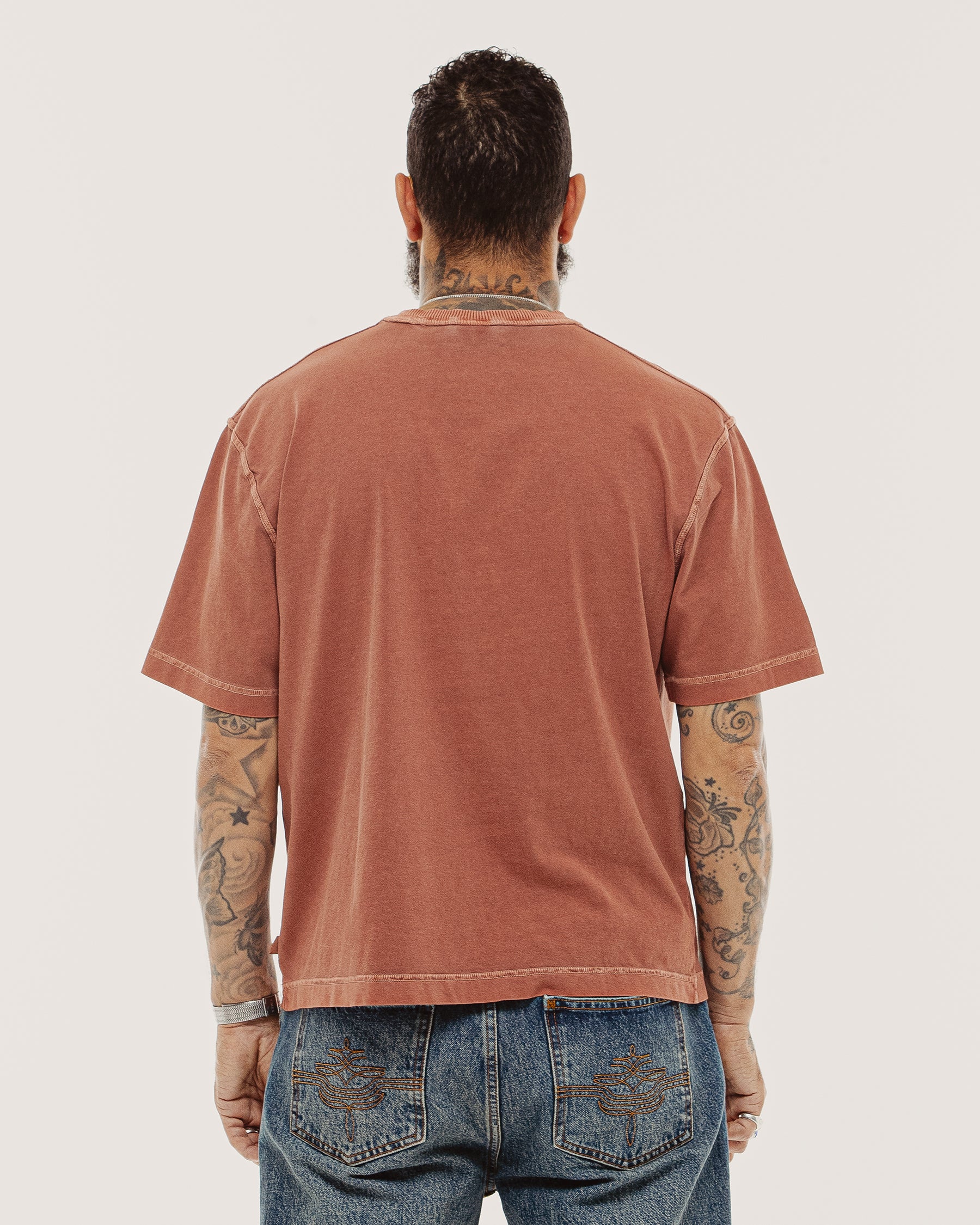 Essential Boxy T-Shirt - Clay