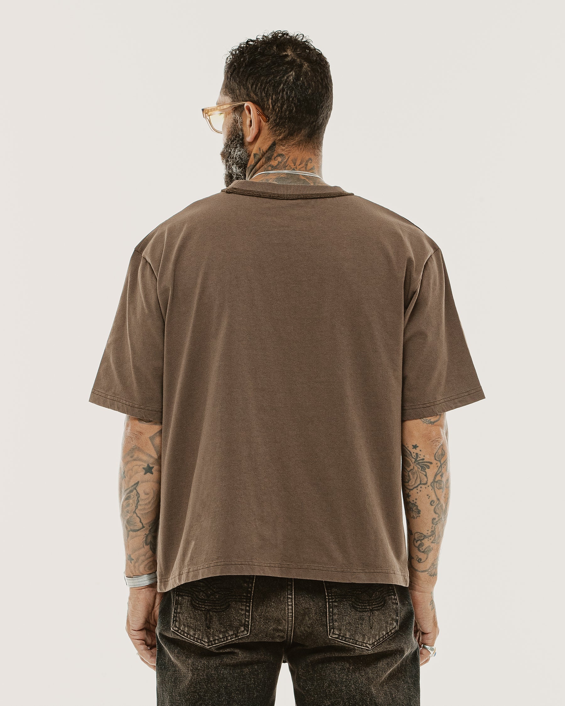 Mt. Regent Boxy T-Shirt - Washed Brown