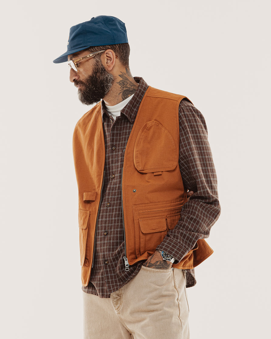 Wader Liner Vest - Rust
