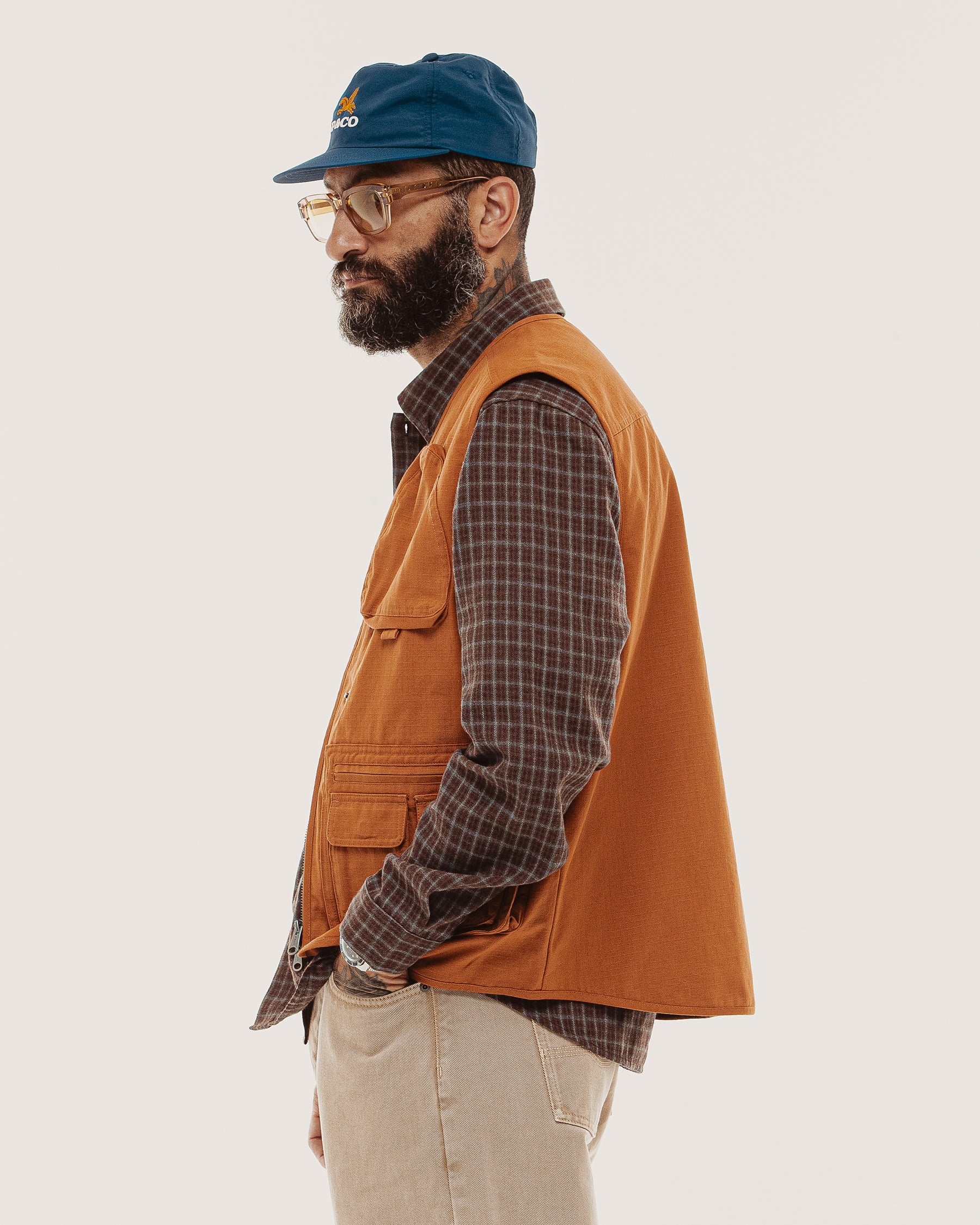 Wader Liner Vest - Rust