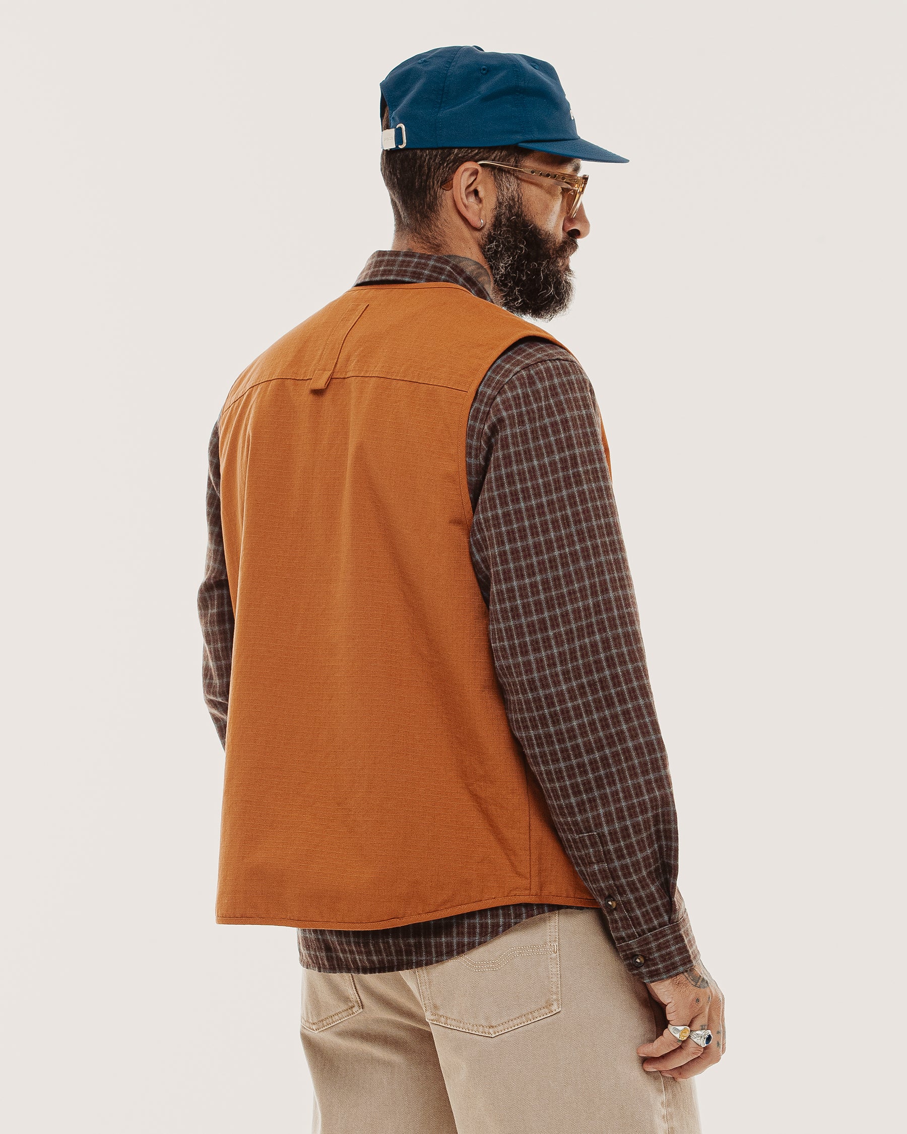 Wader Liner Vest - Rust