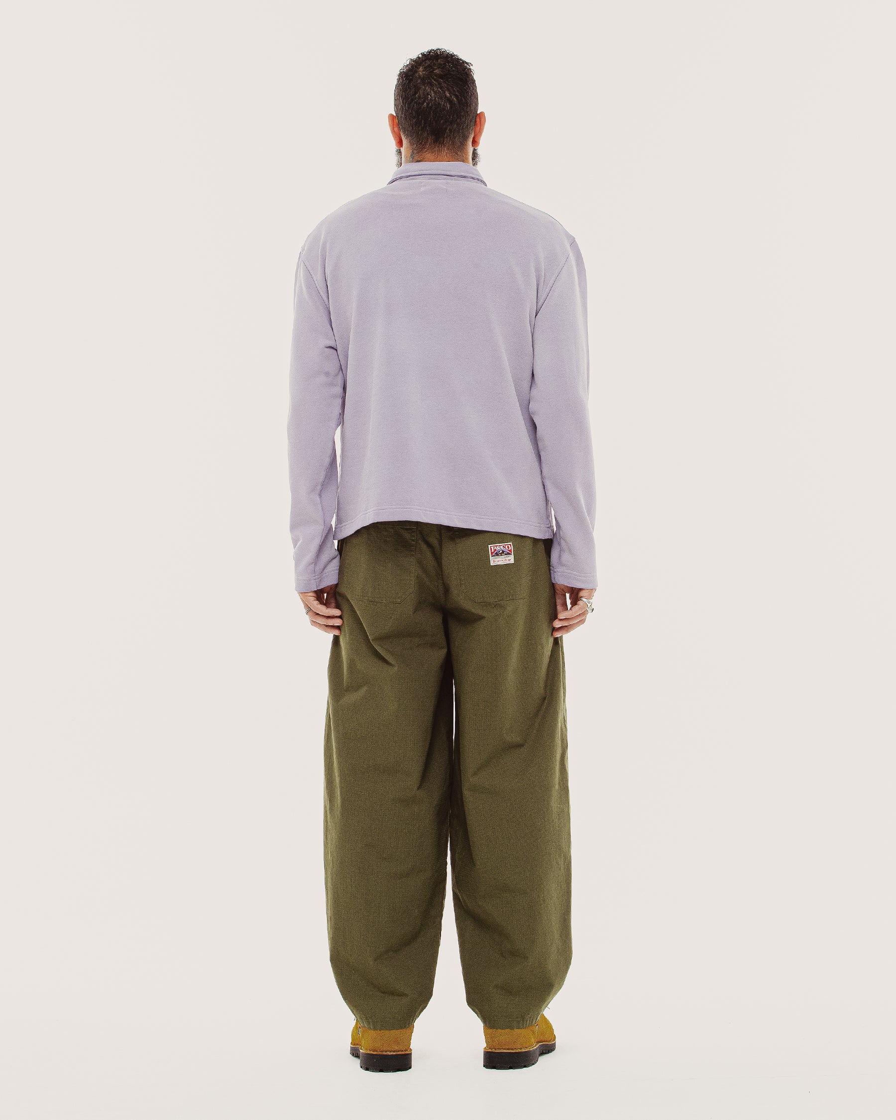 Emmett 1/4 Polo - Lavender