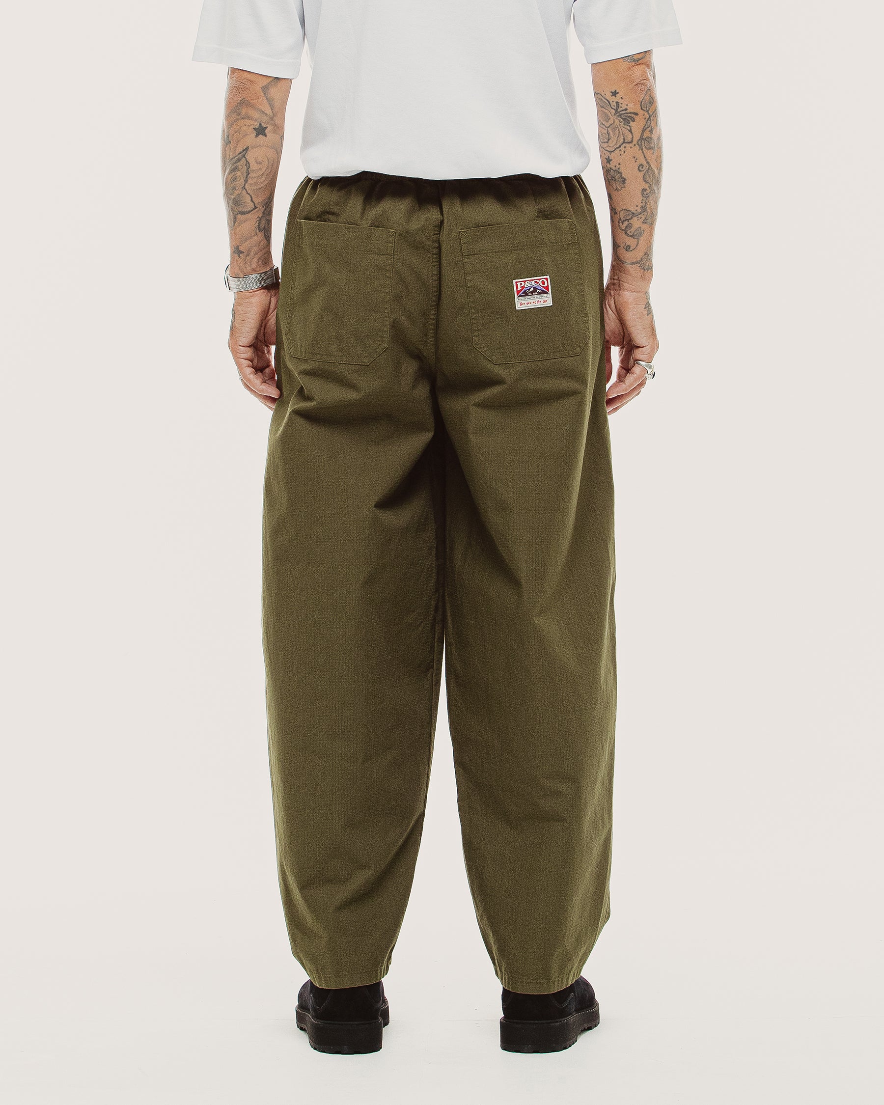Bridwell Ripstop Balloon Pant - Olive