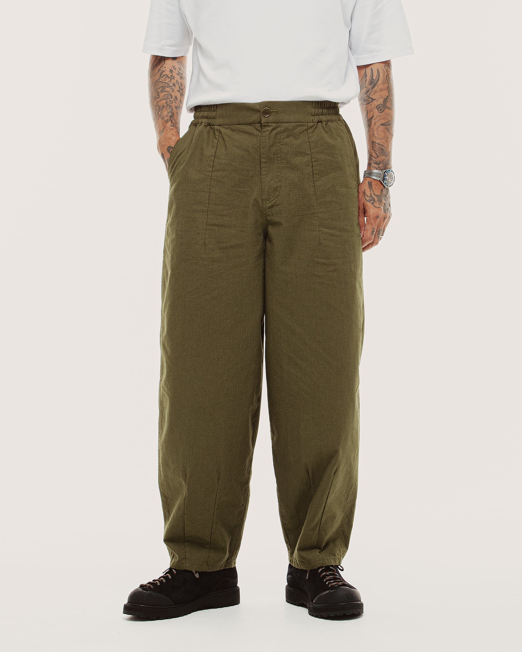 Bridwell Ripstop Balloon Pant - Olive