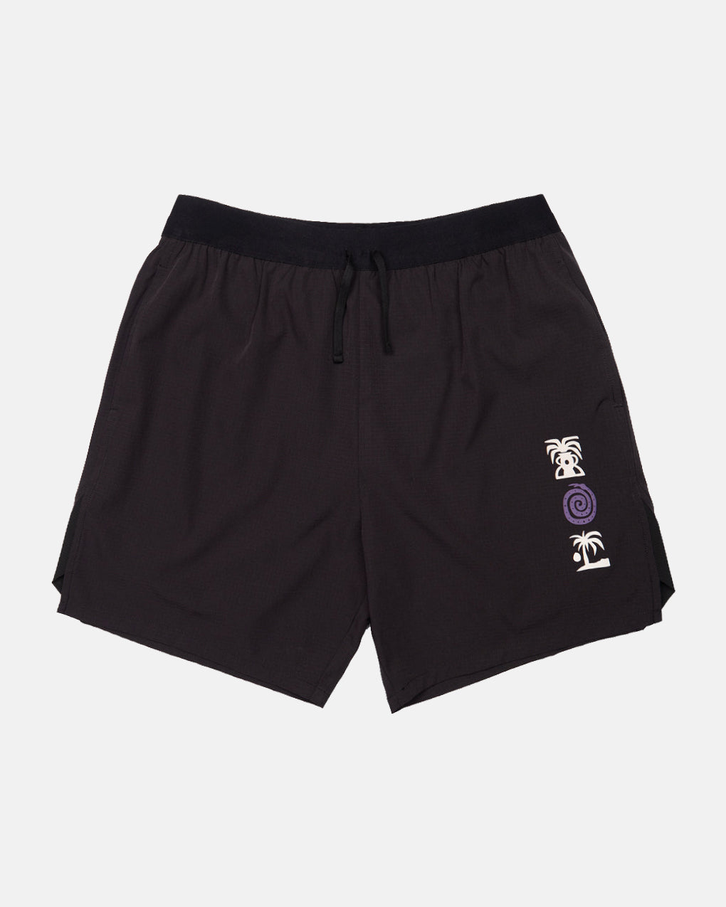 Tropics 2-in-1 Trail Short - Black & Slate