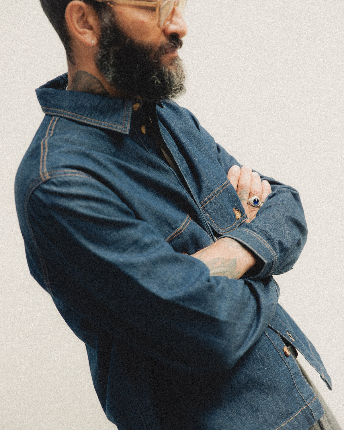 Aspen Denim Shirt - Raw Indigo