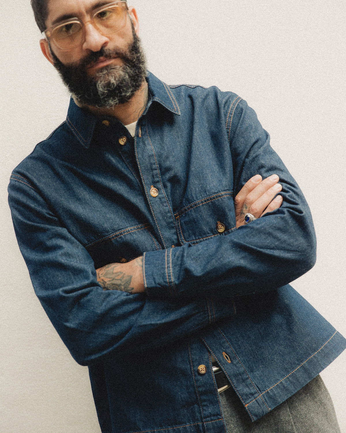Aspen Denim Shirt - Raw Indigo