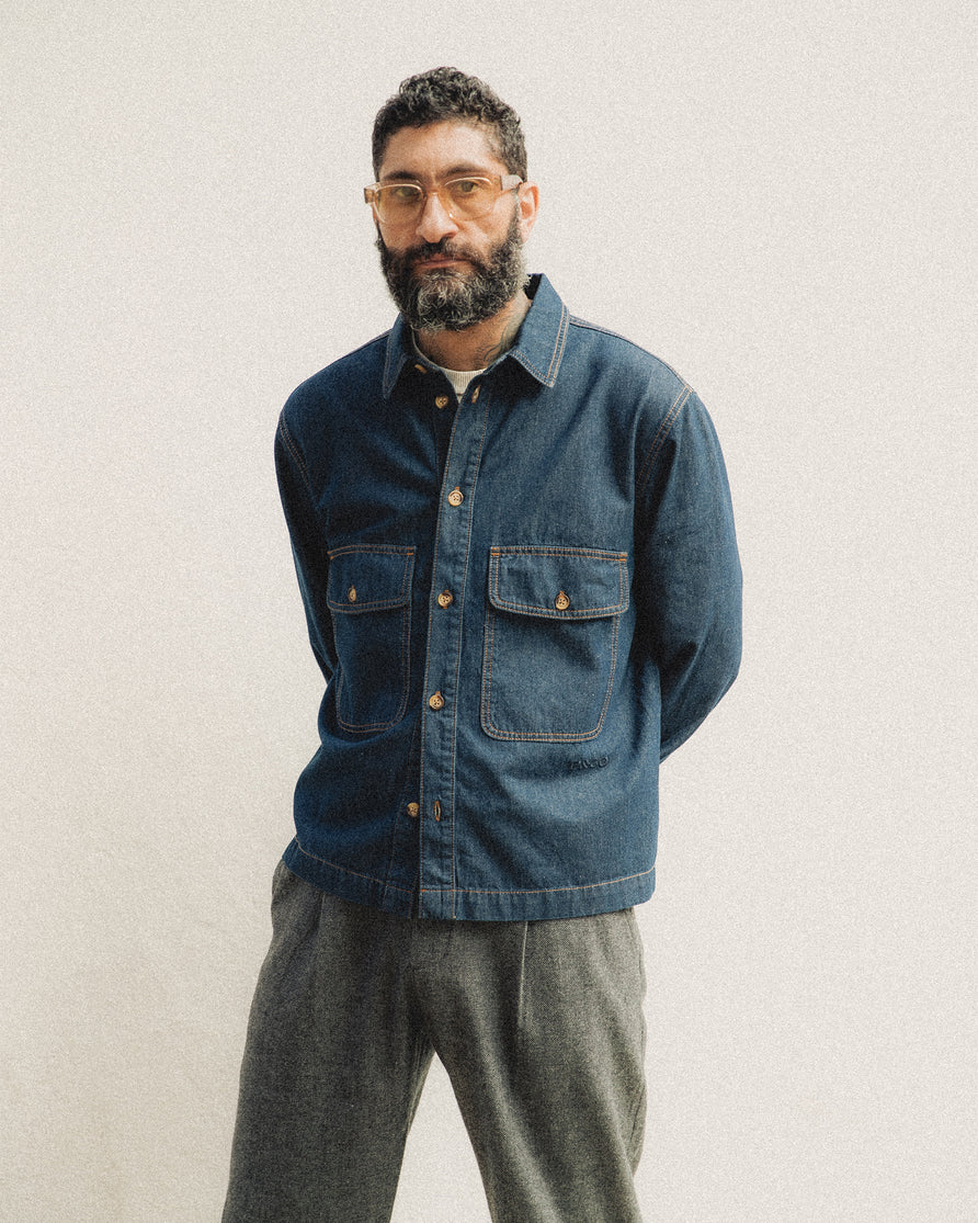 Aspen Denim Shirt - Raw Indigo