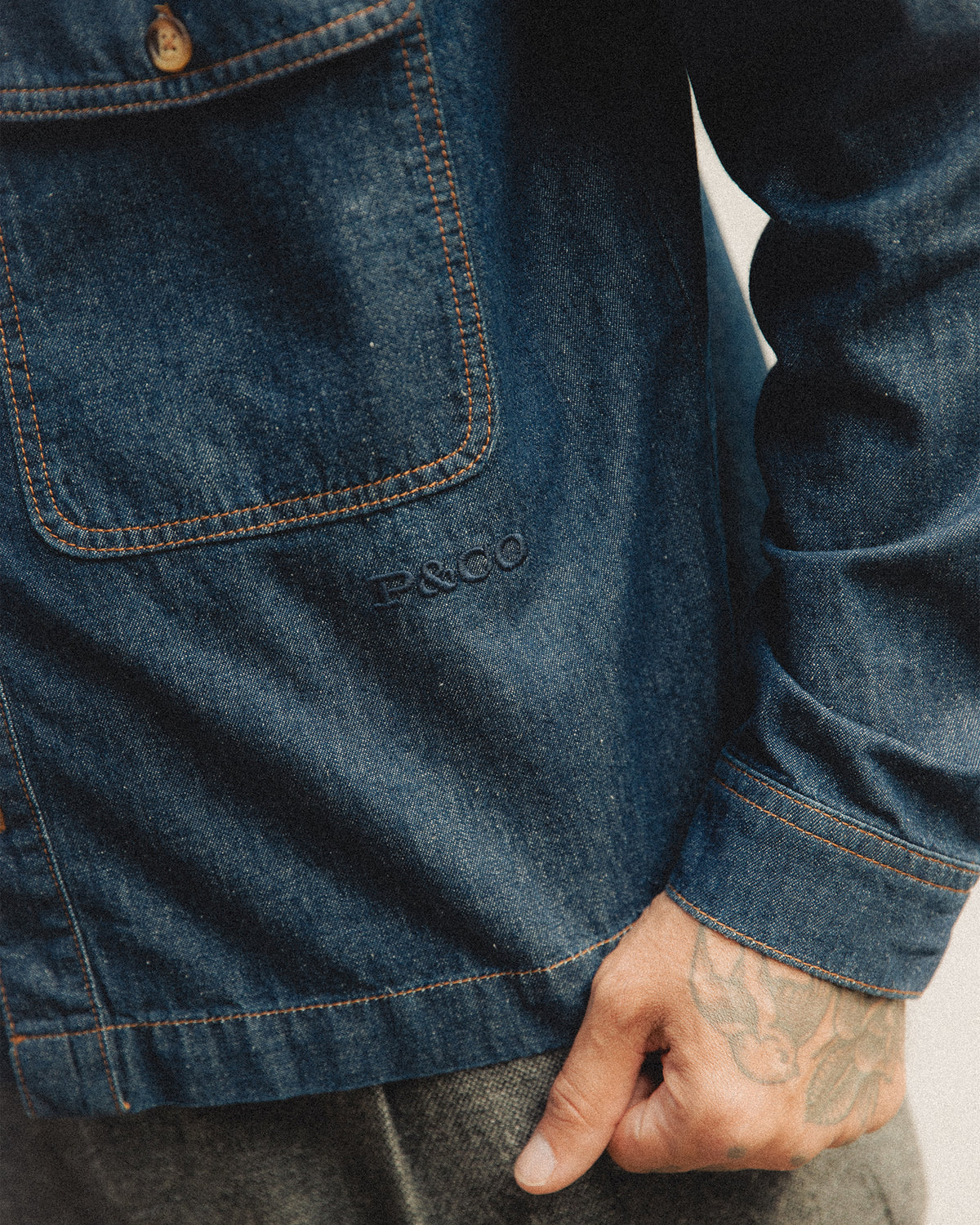Aspen Denim Shirt - Raw Indigo