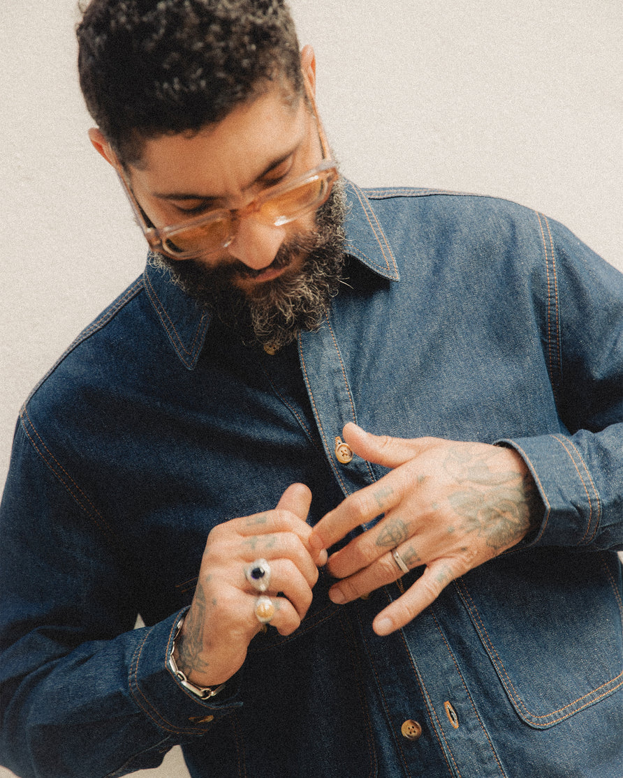 Aspen Denim Shirt - Raw Indigo