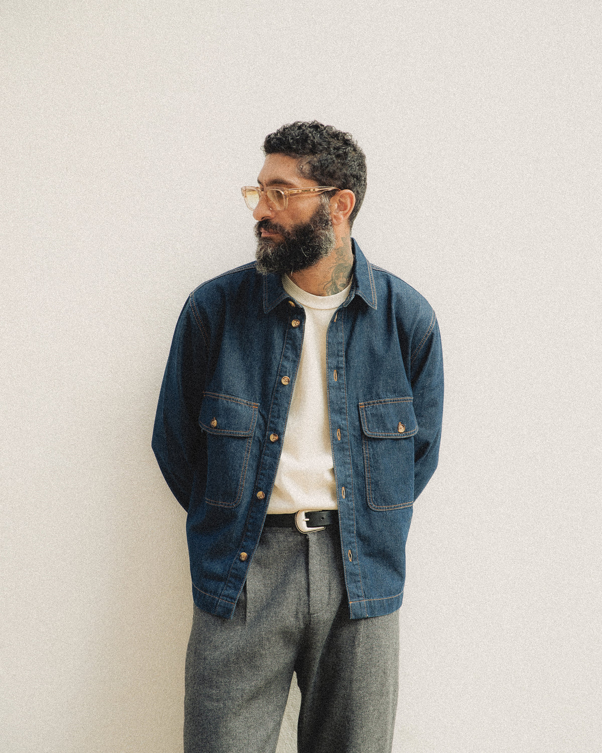 Aspen Denim Shirt - Raw Indigo