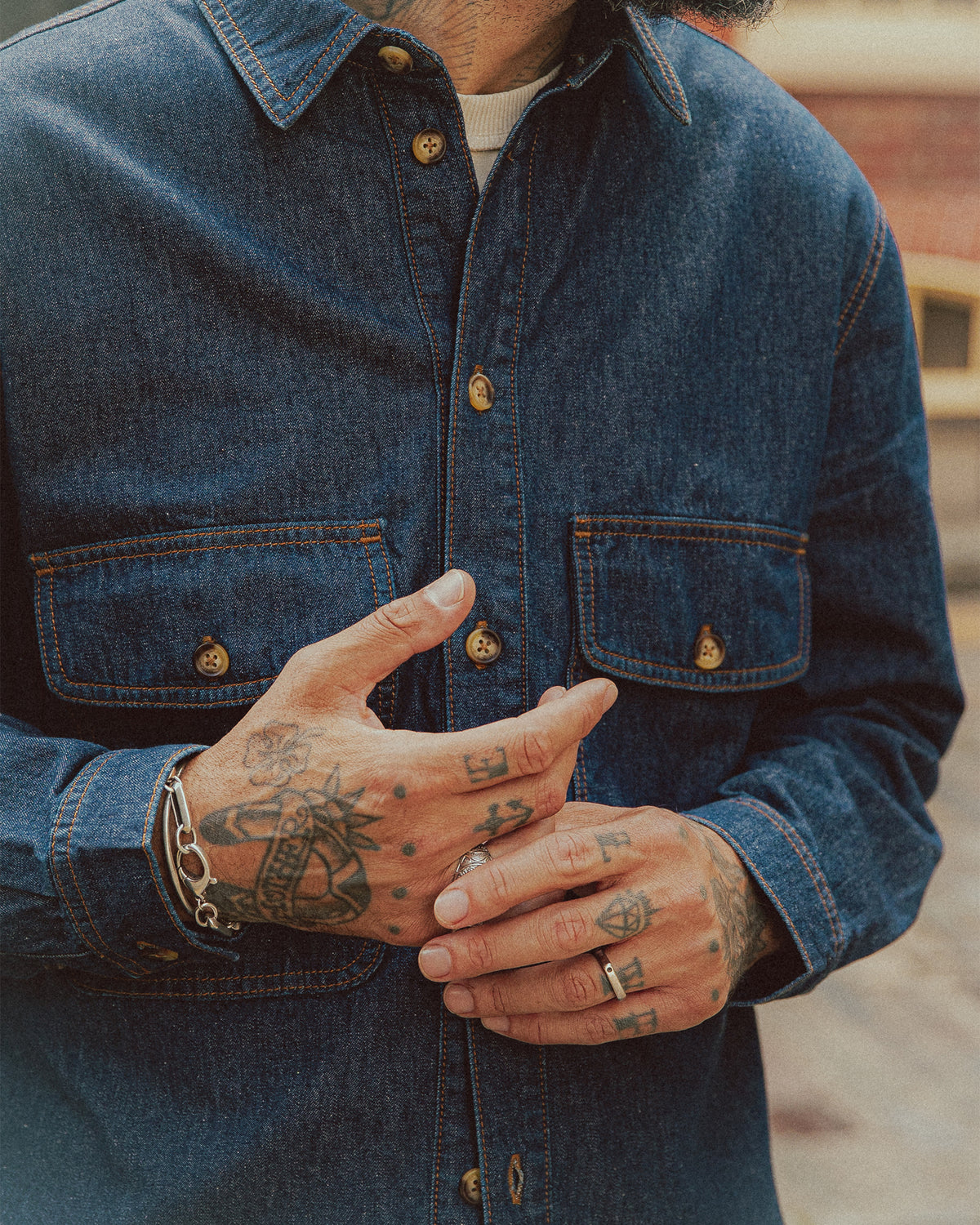 Aspen Denim Shirt - Raw Indigo